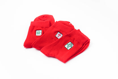 Mahjong Good Fortune Red Socks