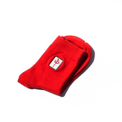 Mahjong Good Fortune Red Socks